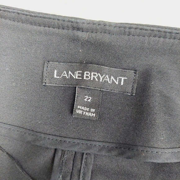 Lane Bryant Blazer Overcoat Black Zip Double Weave Stretch Blazer P6004 - Picture 5 of 7